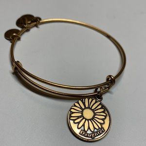 3/$15 Alex and Ani Daughter goldtone bracelet